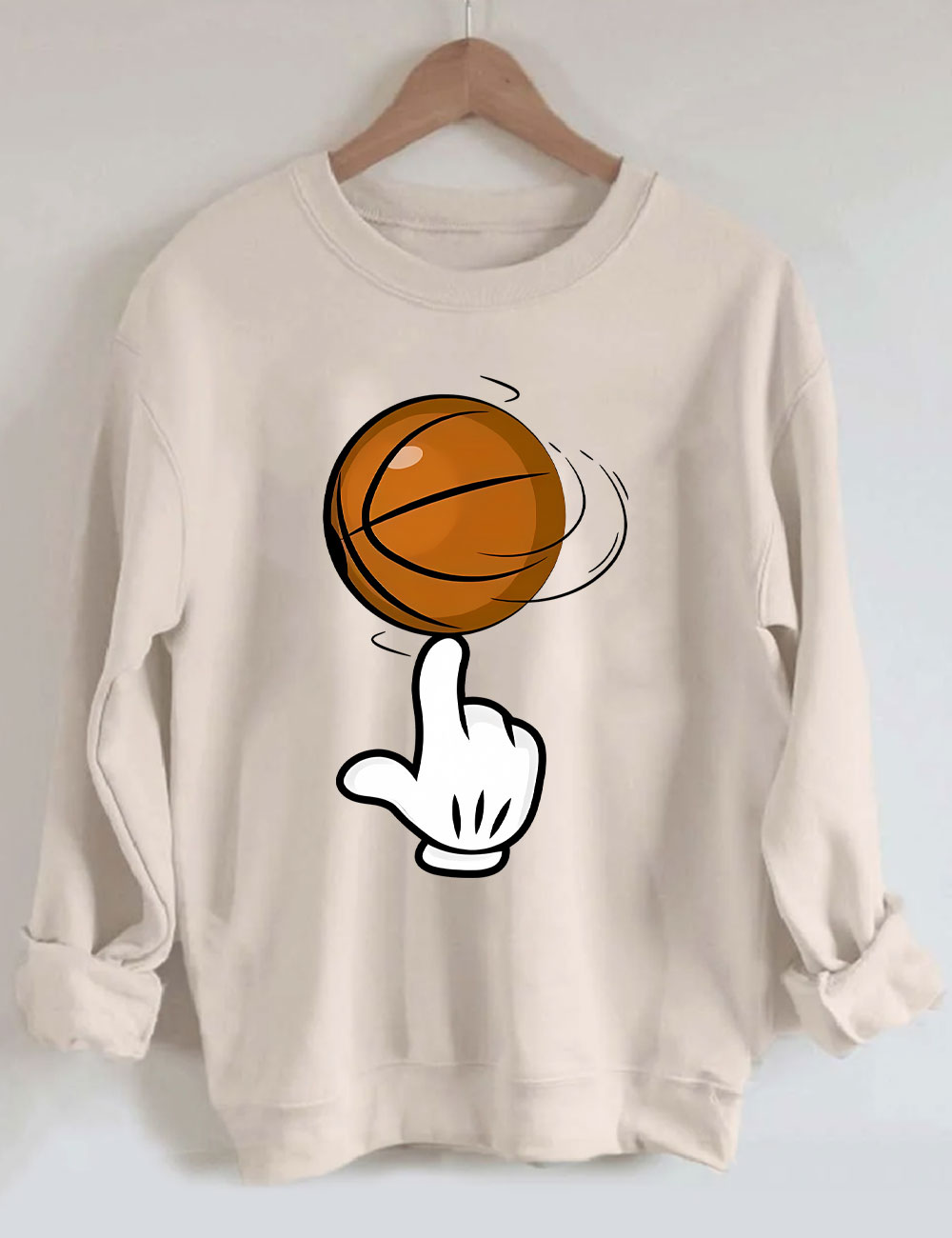 Basketball Finger Sweatshirt