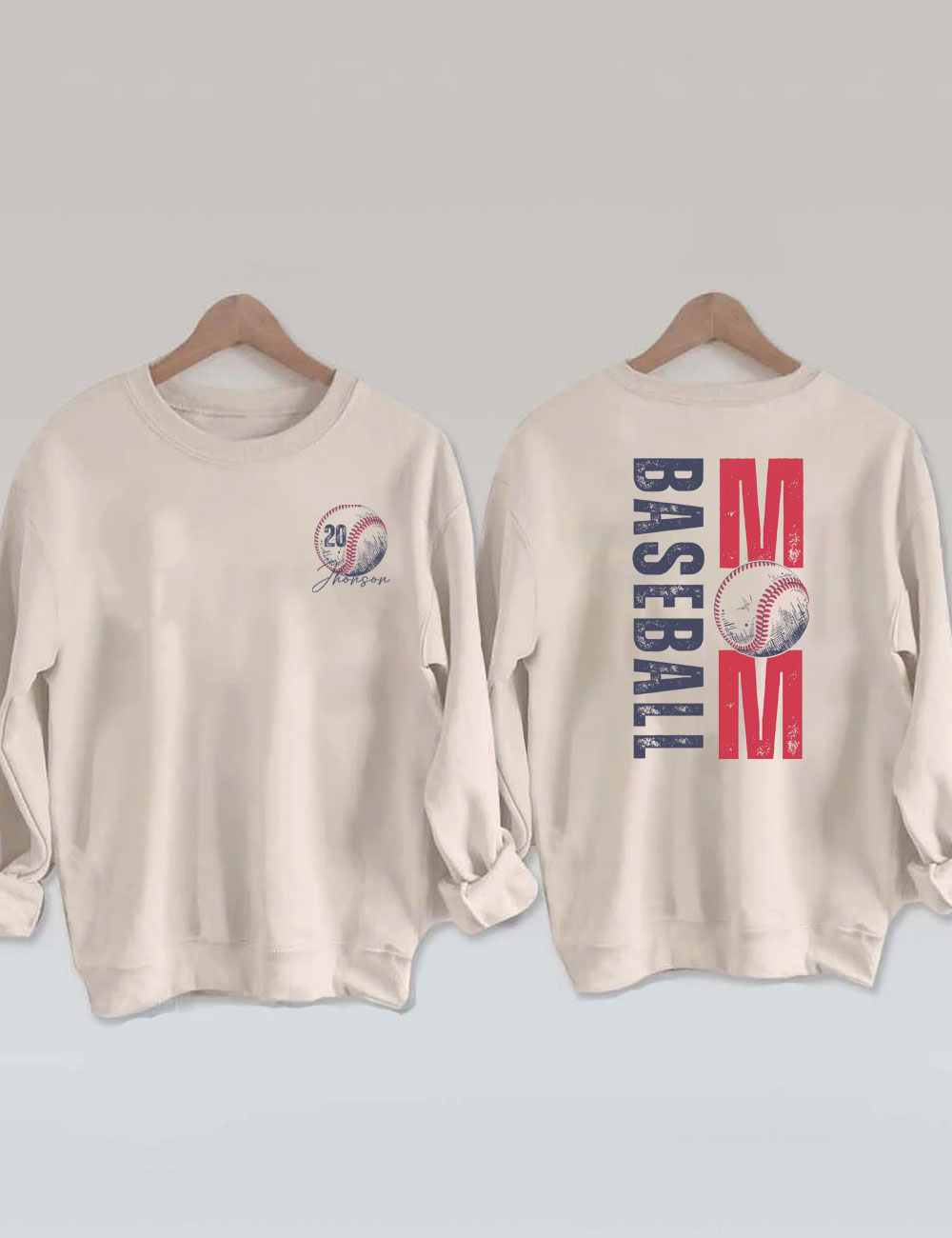 Custom Baseball Mom Sweatshirt