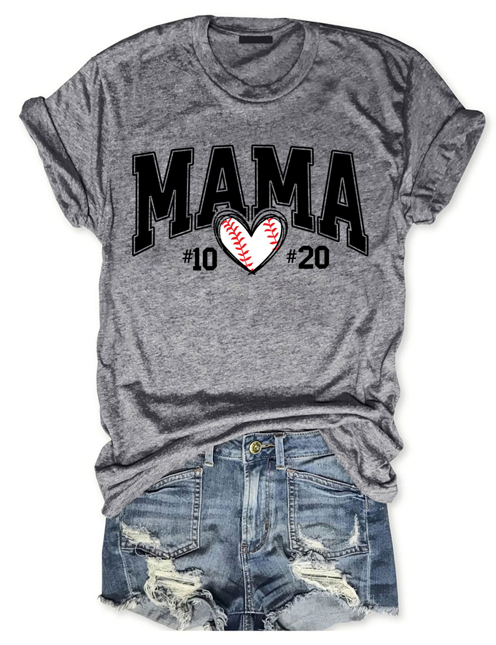 Custom Baseball Mom T-Shirt