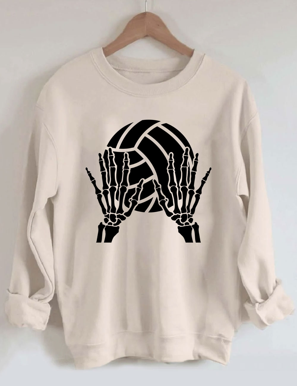 Volleyball Skeleton Hands Sweatshirt