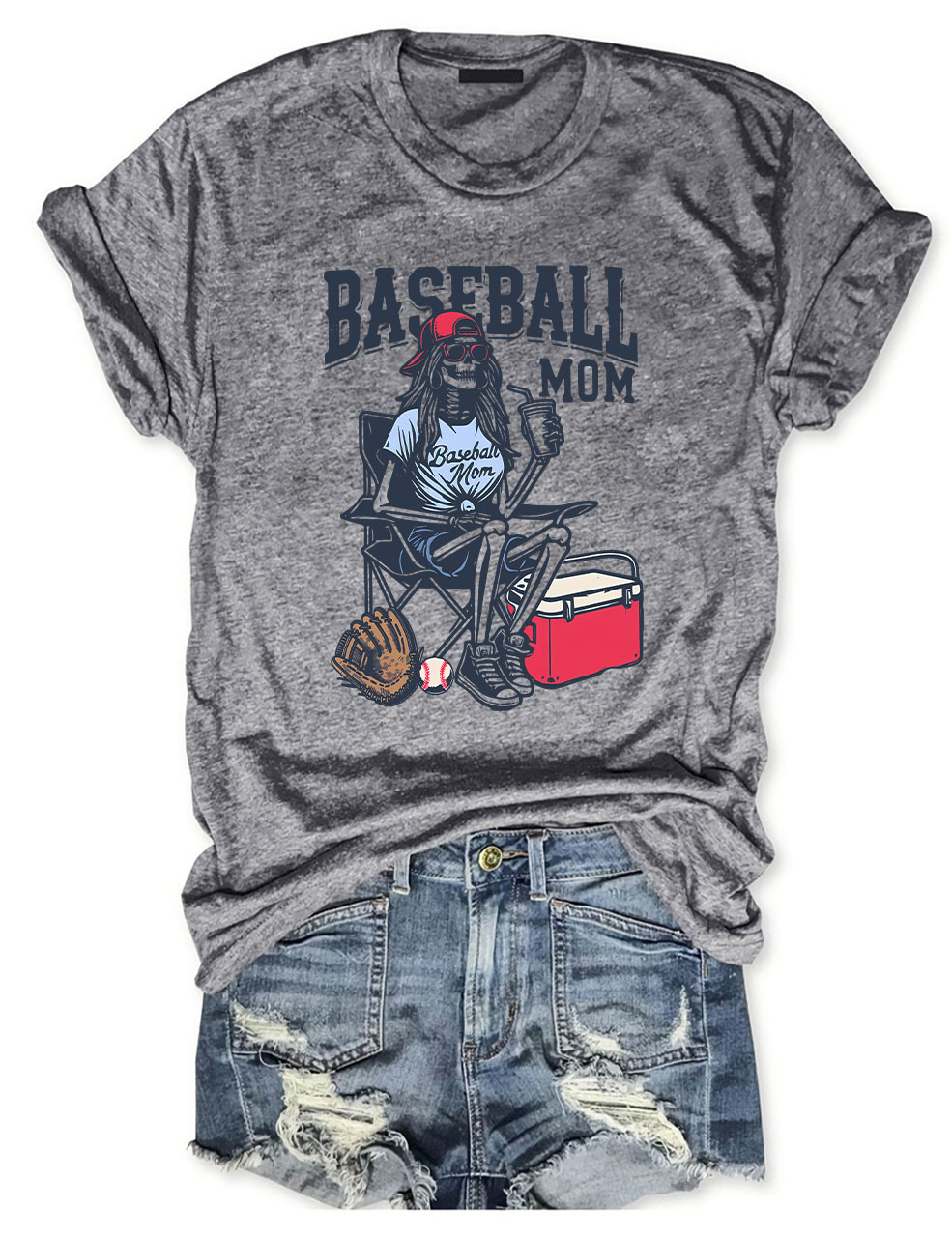 Funny Baseball Mom T-shirt