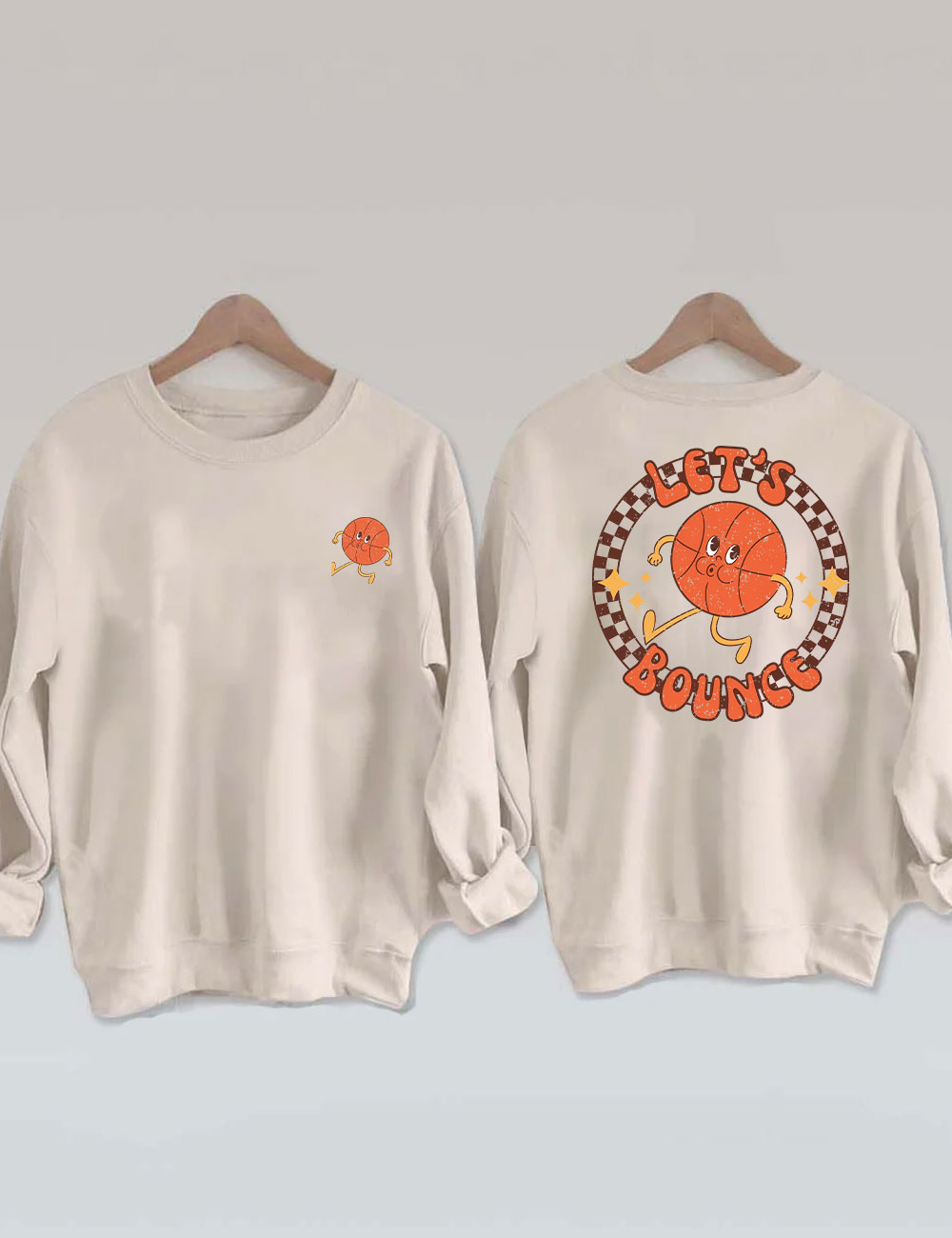 Retro Funny Basketball Sweatshirt