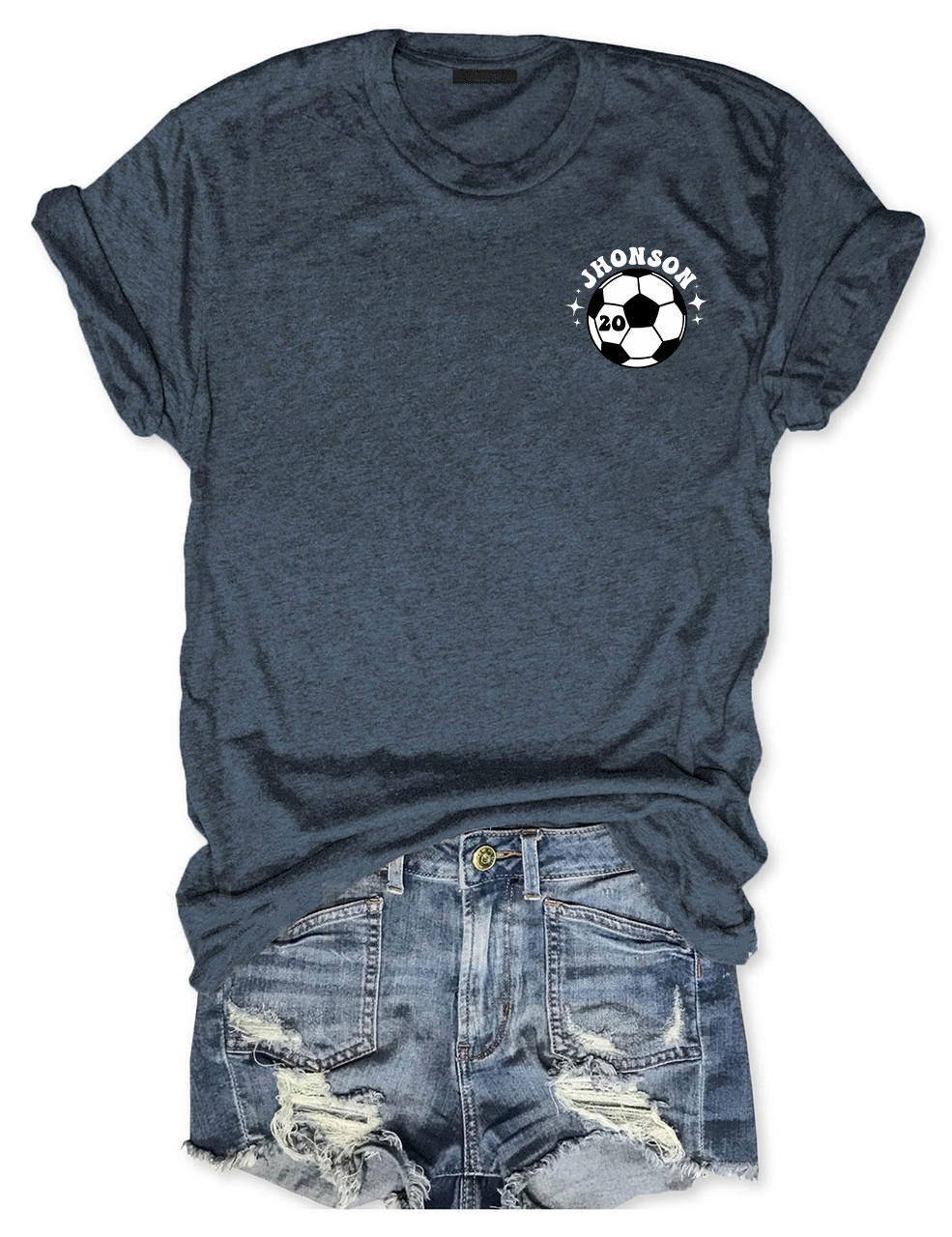 Lets Go Kick Some Grass Custom Soccer Mom T-shirt