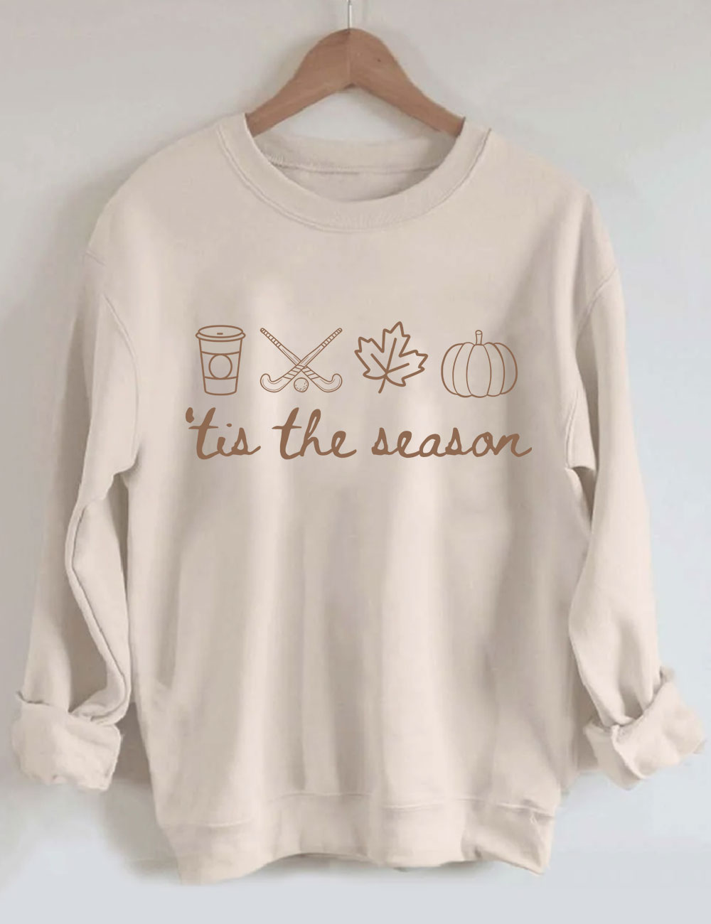 Tis The Season Funny Hockey Sweatshirt