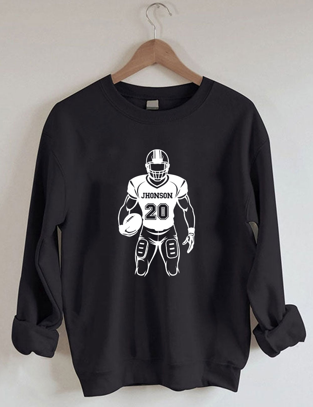 Custom Football Player Sweatshirt