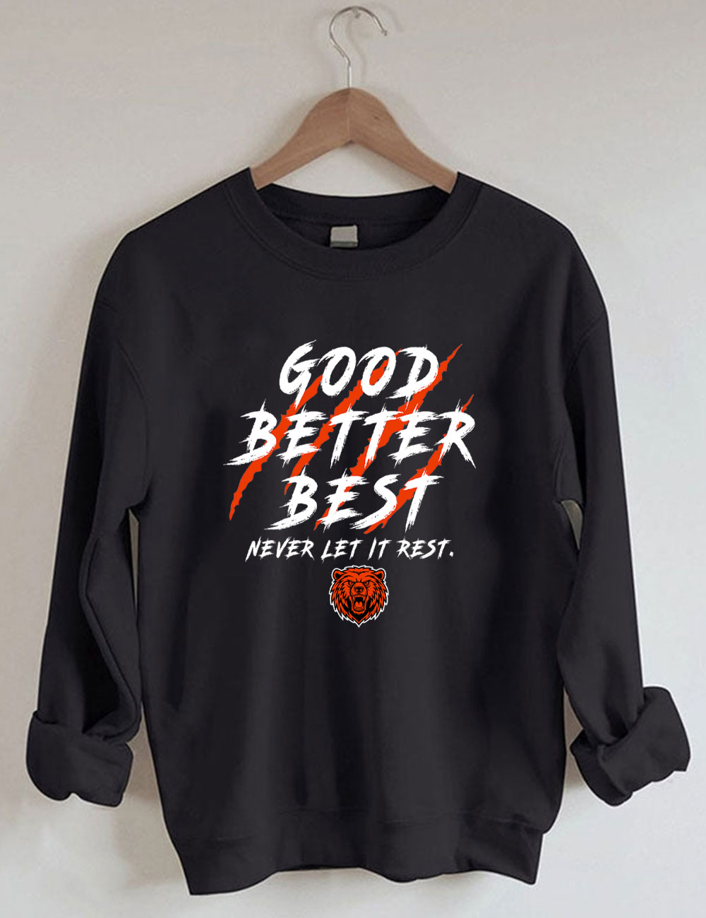 Chicago Football Good Better Best Funny Sweatshirt