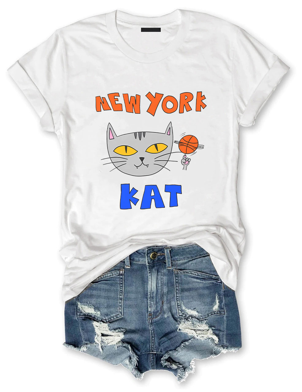 'KAT' Knicks Basketball Funny  T-shirt