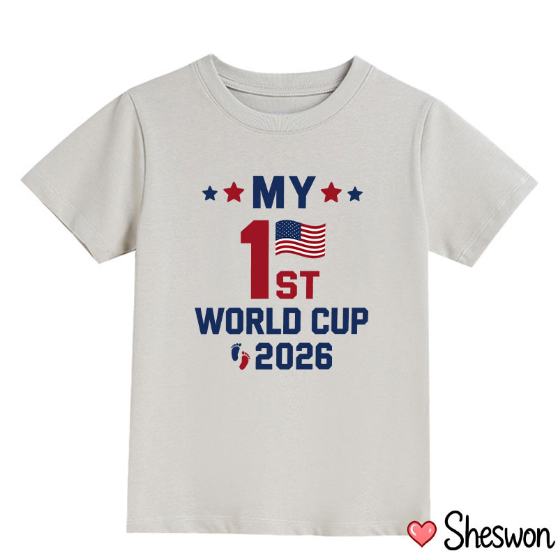 Custom First World Cup 2026 Kids T-Shirt