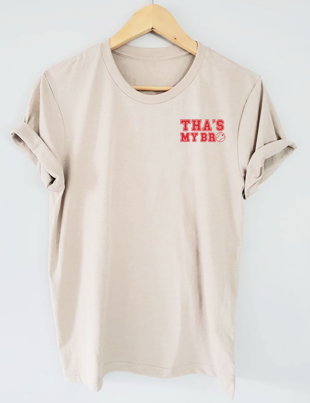 Custom Baseball Brother T-shirt