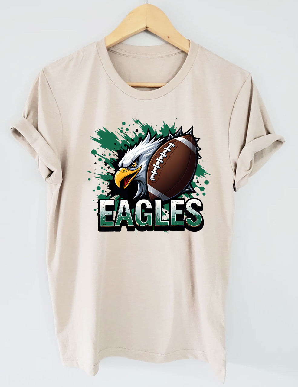Eagles Game Day Football T-Shirt