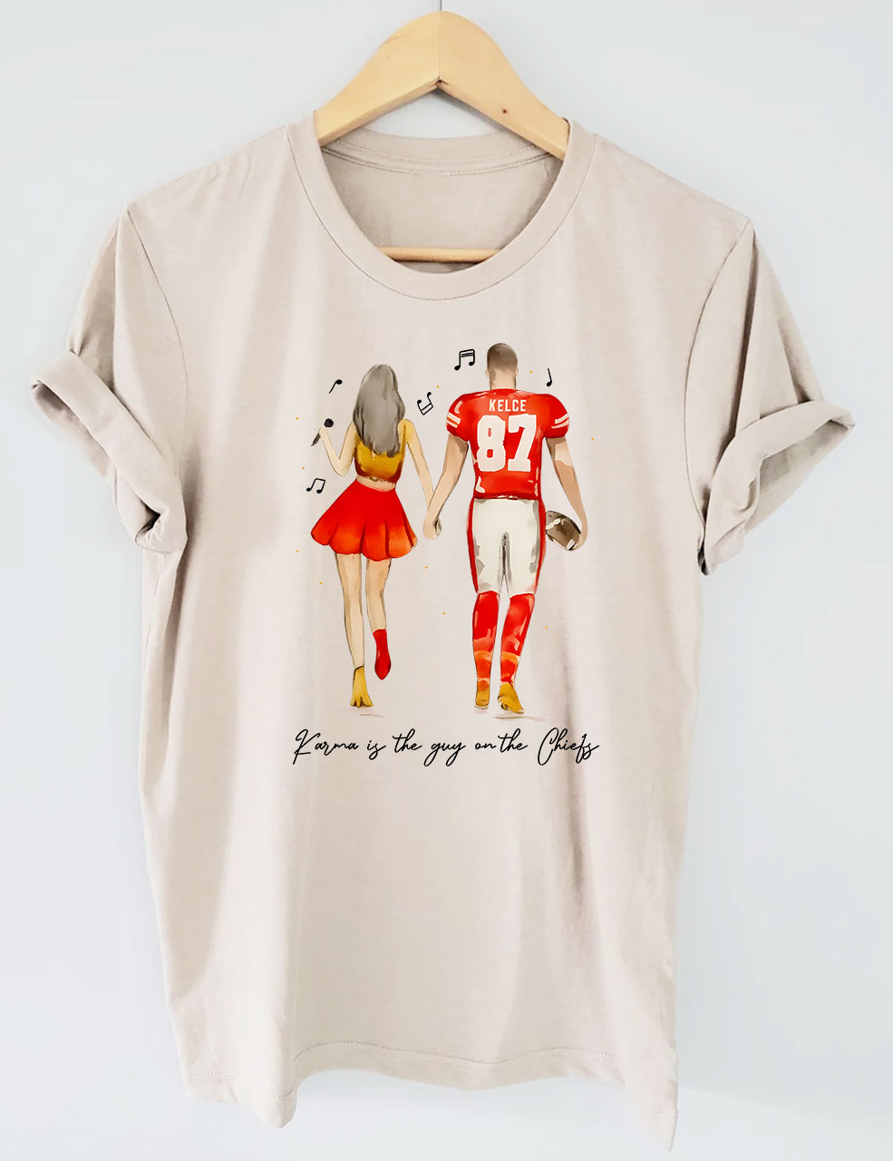 Taylor and Travis Chiefs Football T-Shirt