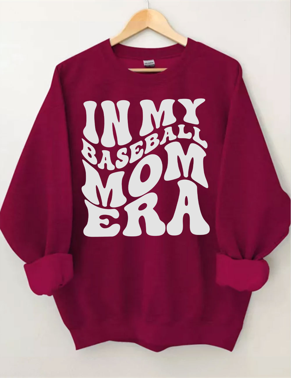 In My Baseball Mom Era  Custom Sweatshirt