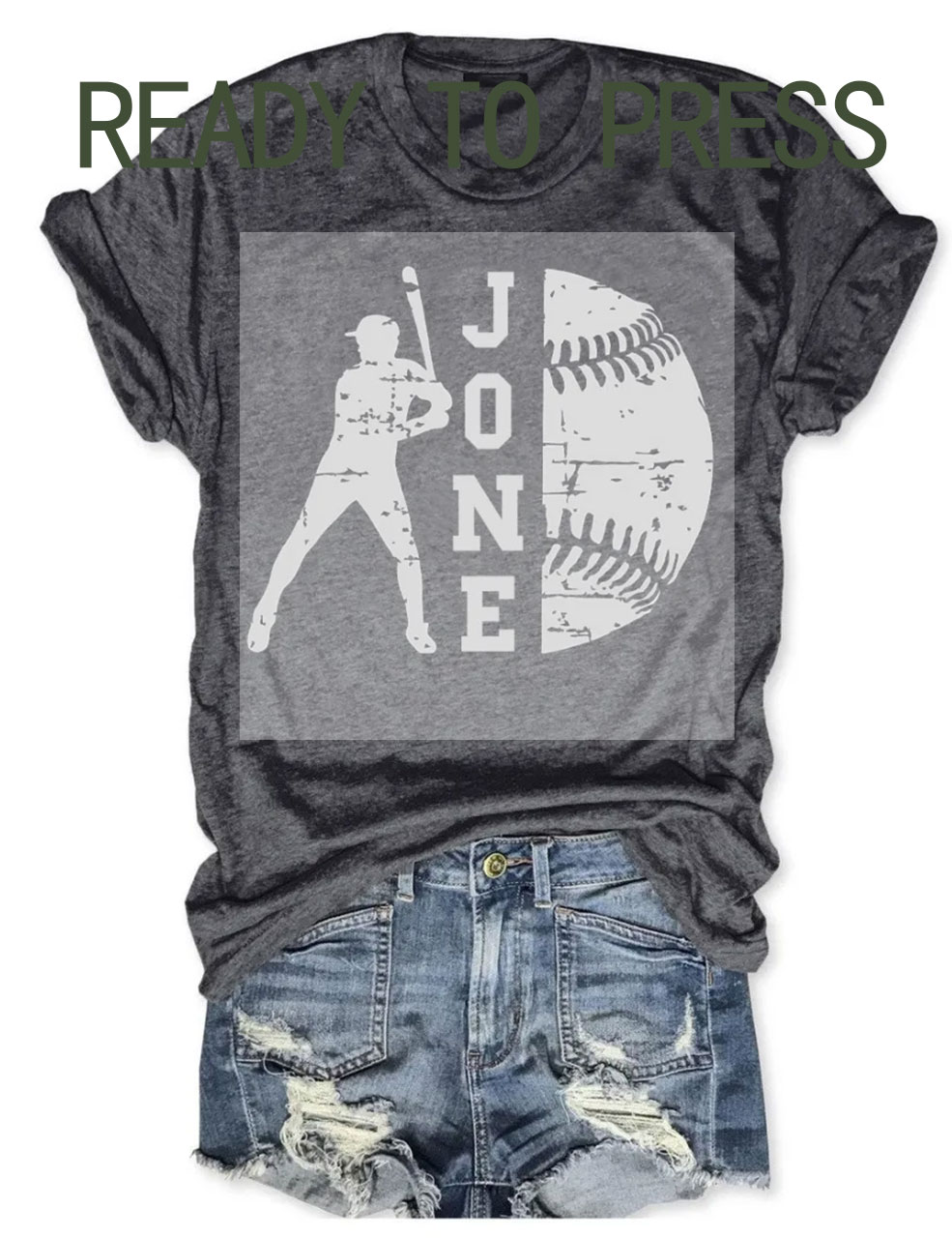 Baseball Personalized Name DTF Heat Transfer