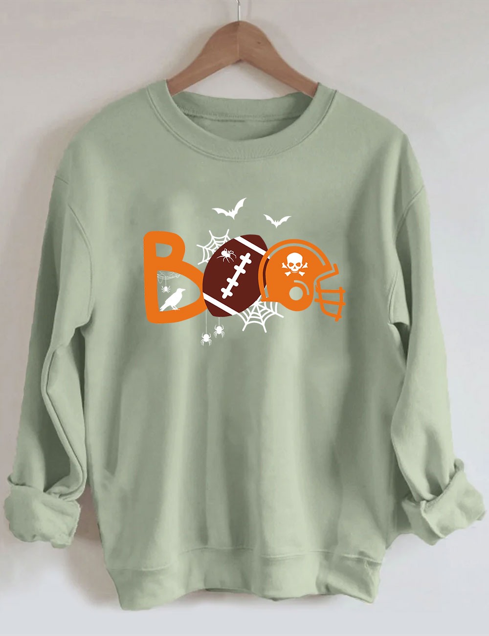 Boy Halloween Football Sweatshirt