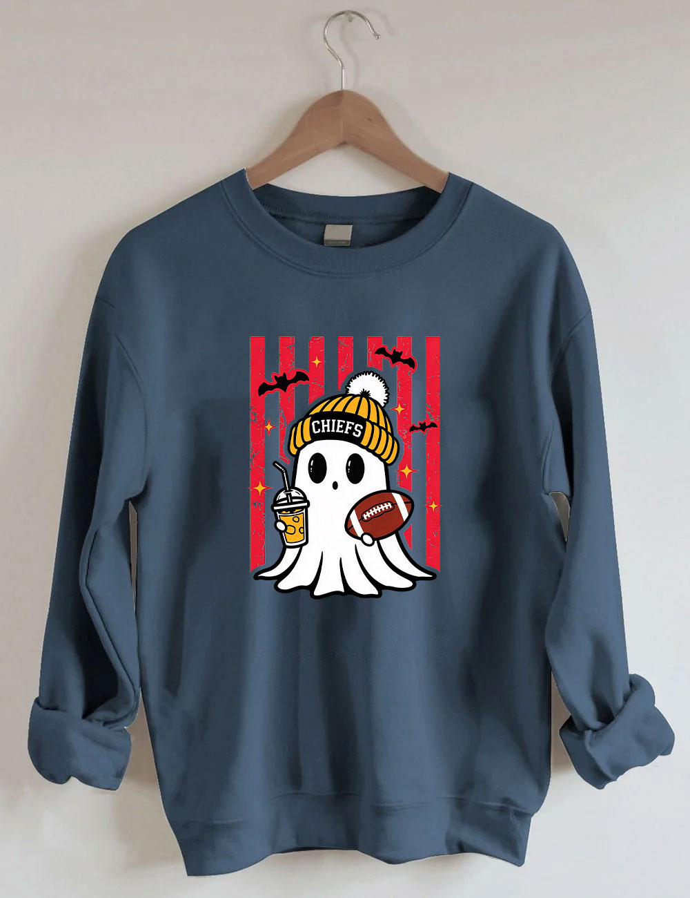 Chiefs Football  Cute Ghost Sweatshirt