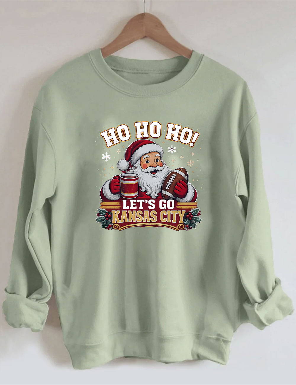 Kansas City Football Christmas Sweatshirt