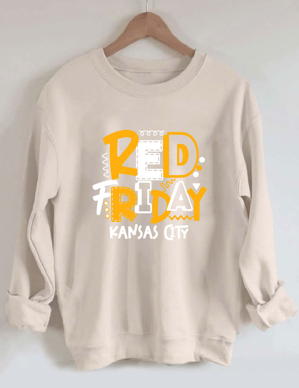 Red Friday Kansas City Football Sweatshirt