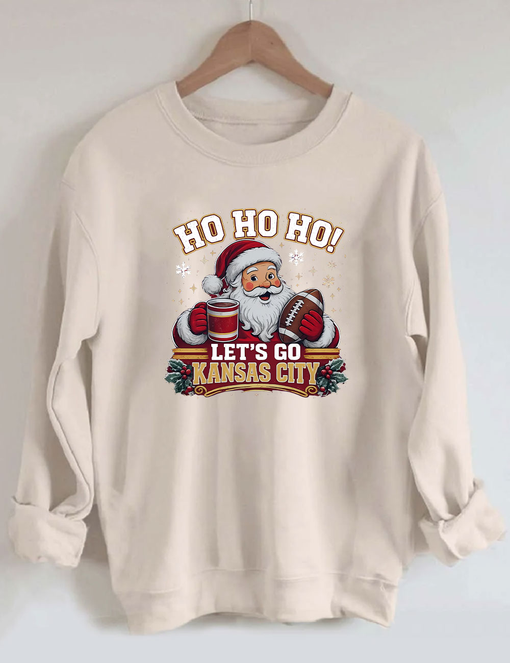 Kansas City Football Christmas Sweatshirt