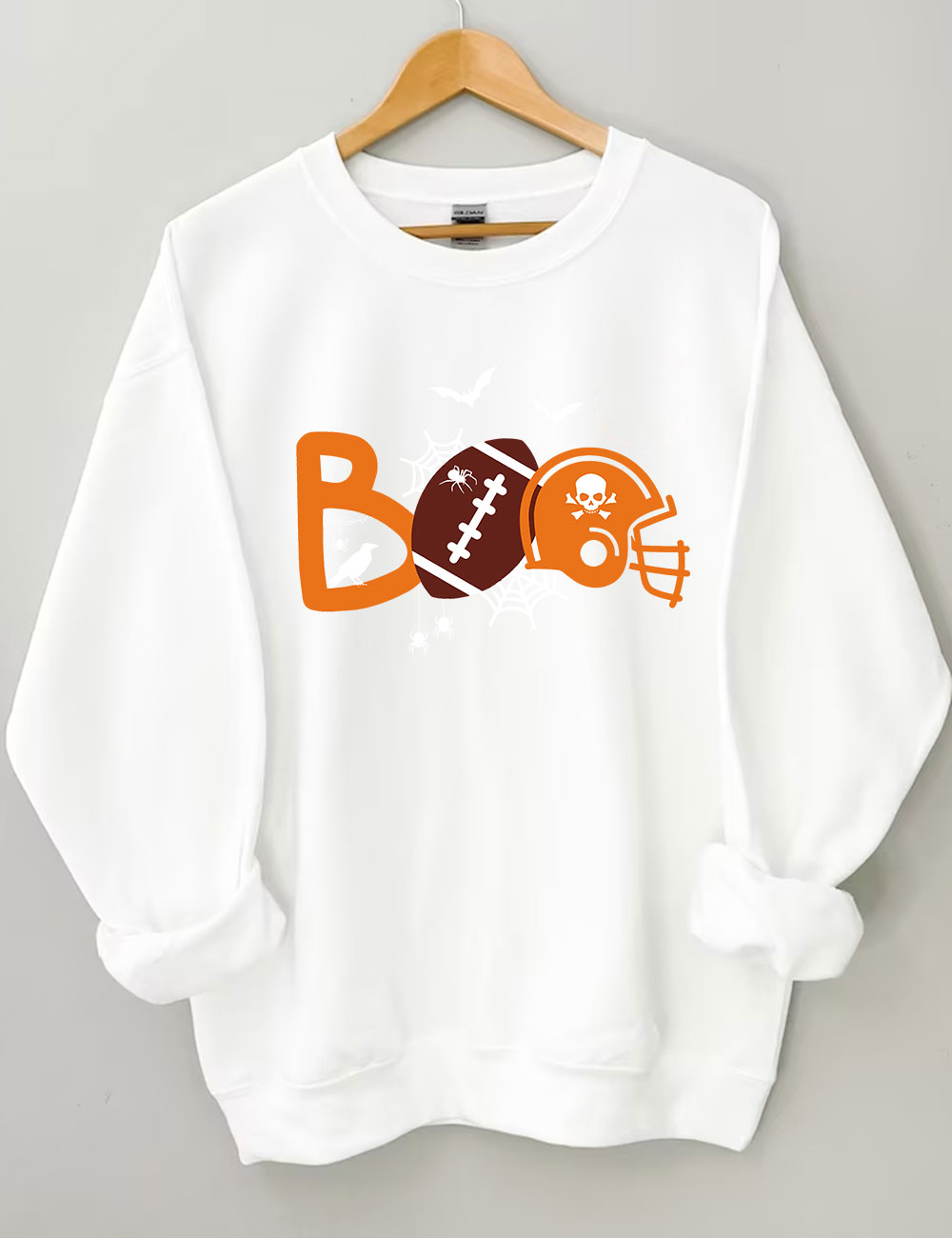 Boy Halloween Football Sweatshirt