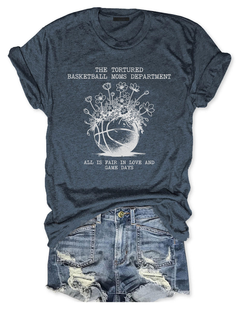 Tortured Basketball Moms Department T-shirt