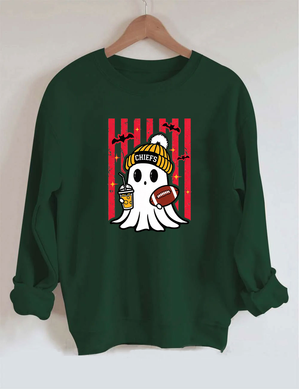 Chiefs Football  Cute Ghost Sweatshirt