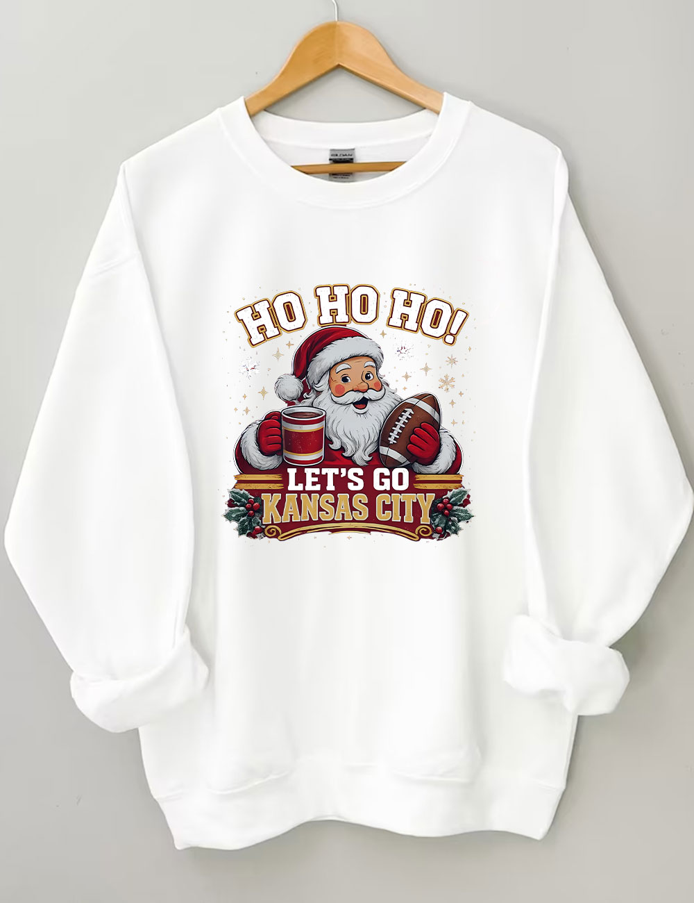 Kansas City Football Christmas Sweatshirt