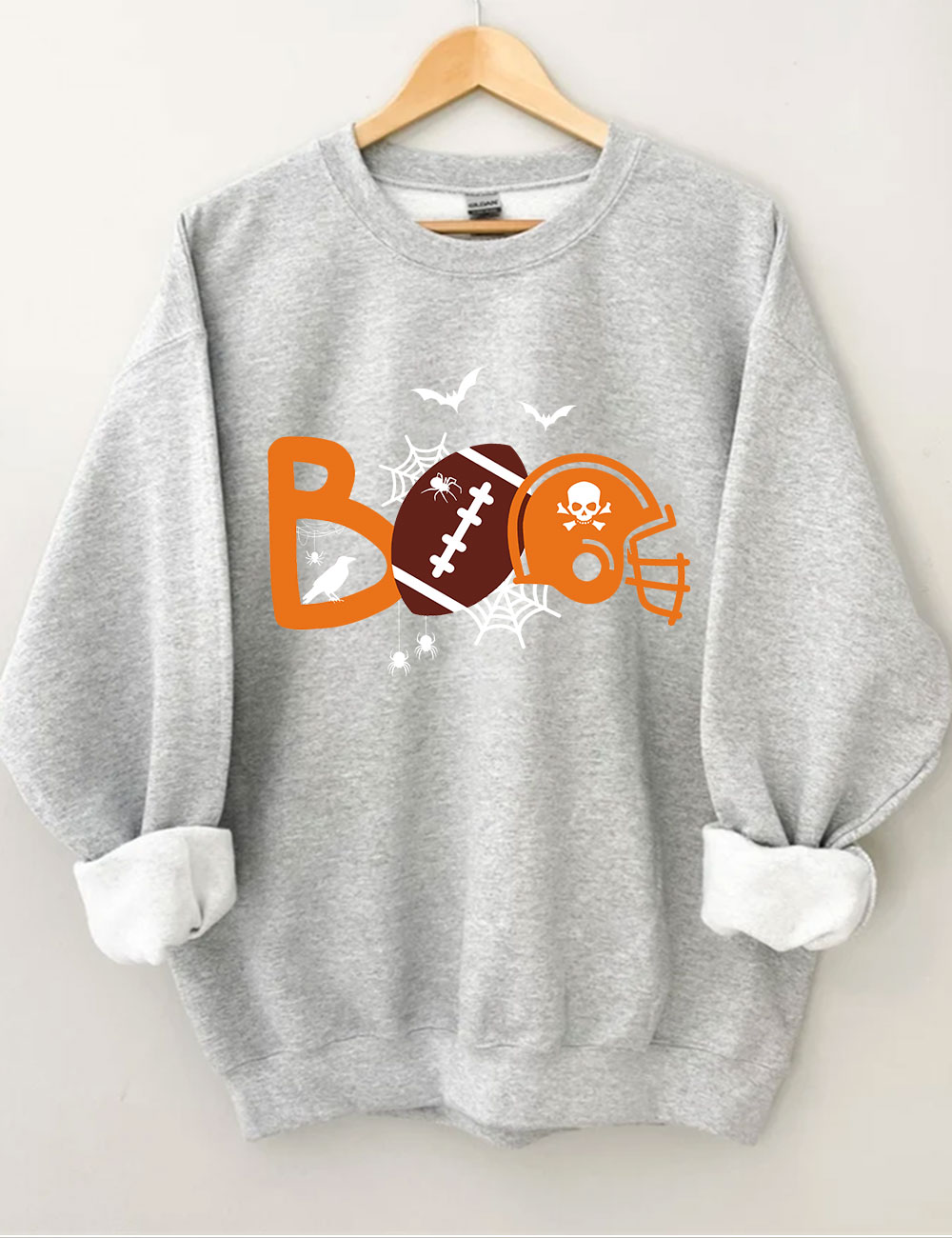 Boy Halloween Football Sweatshirt
