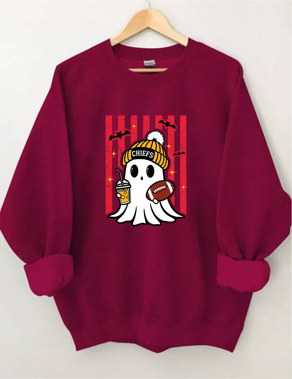 Chiefs Football  Cute Ghost Sweatshirt