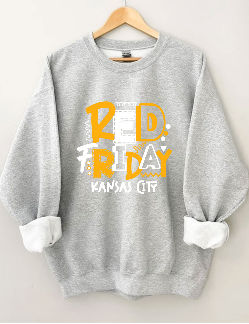 Red Friday Kansas City Football Sweatshirt