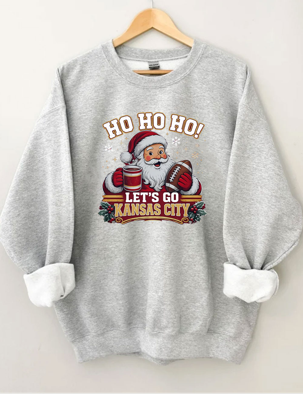 Kansas City Football Christmas Sweatshirt
