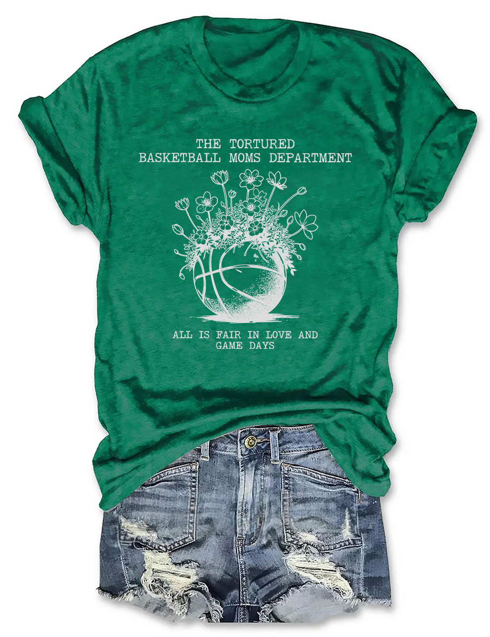 Tortured Basketball Moms Department T-shirt