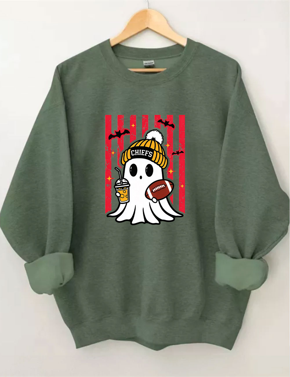 Chiefs Football  Cute Ghost Sweatshirt