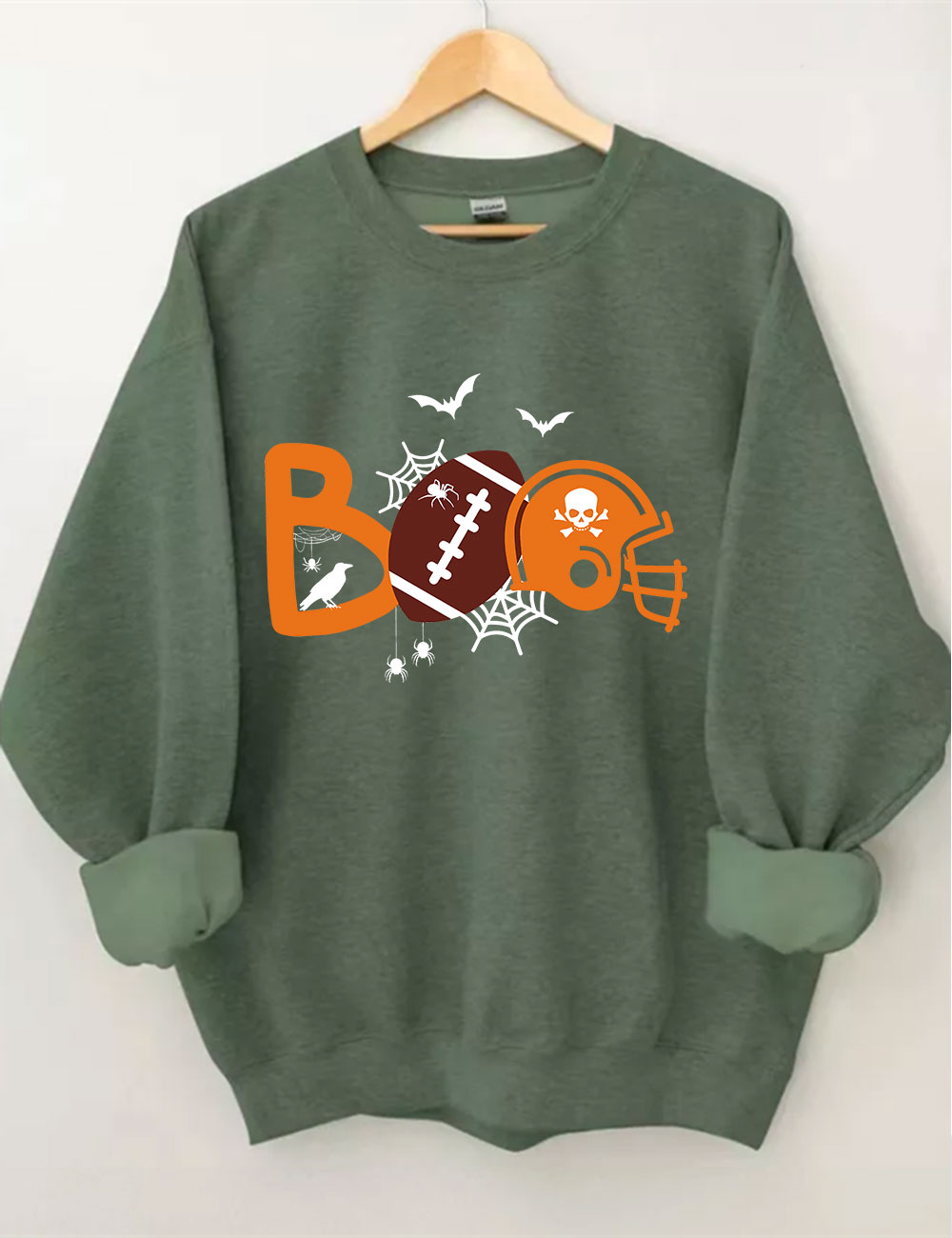 Boy Halloween Football Sweatshirt