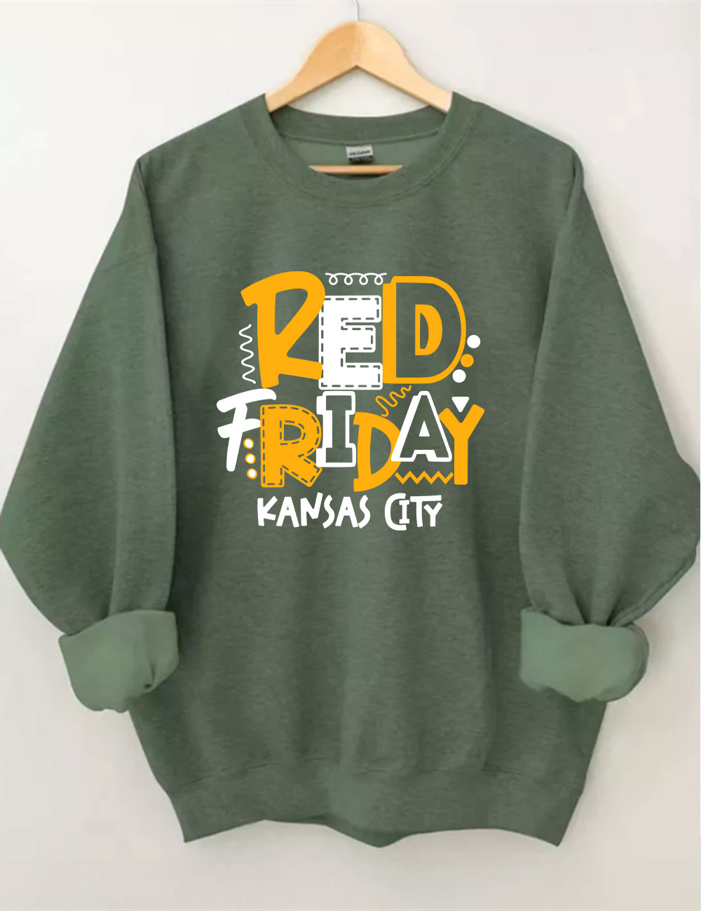 Red Friday Kansas City Football Sweatshirt