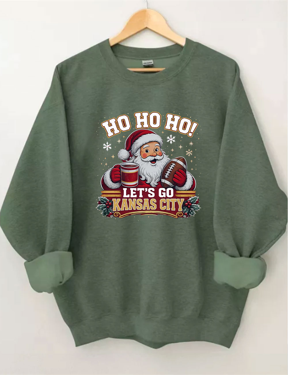 Kansas City Football Christmas Sweatshirt