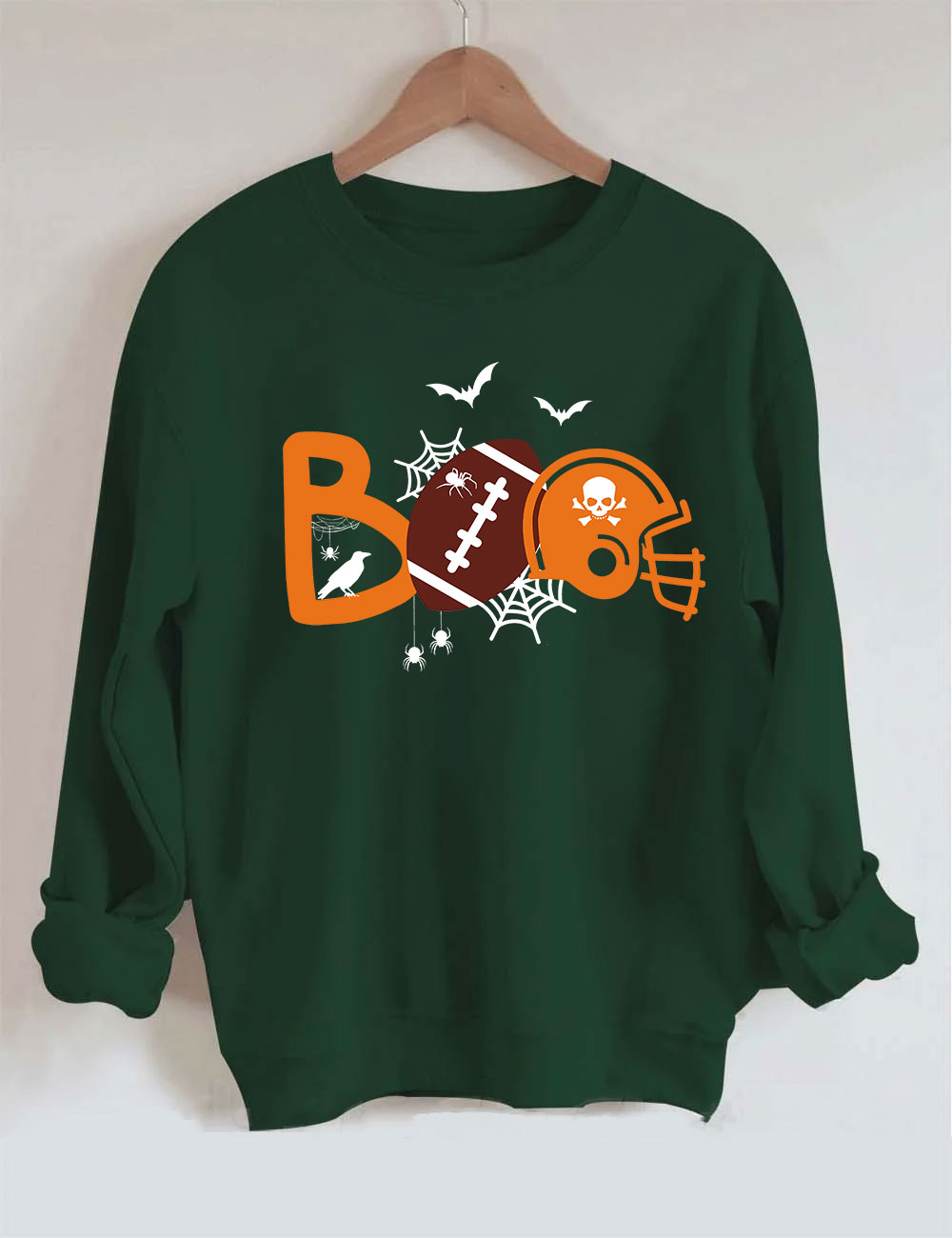 Boy Halloween Football Sweatshirt