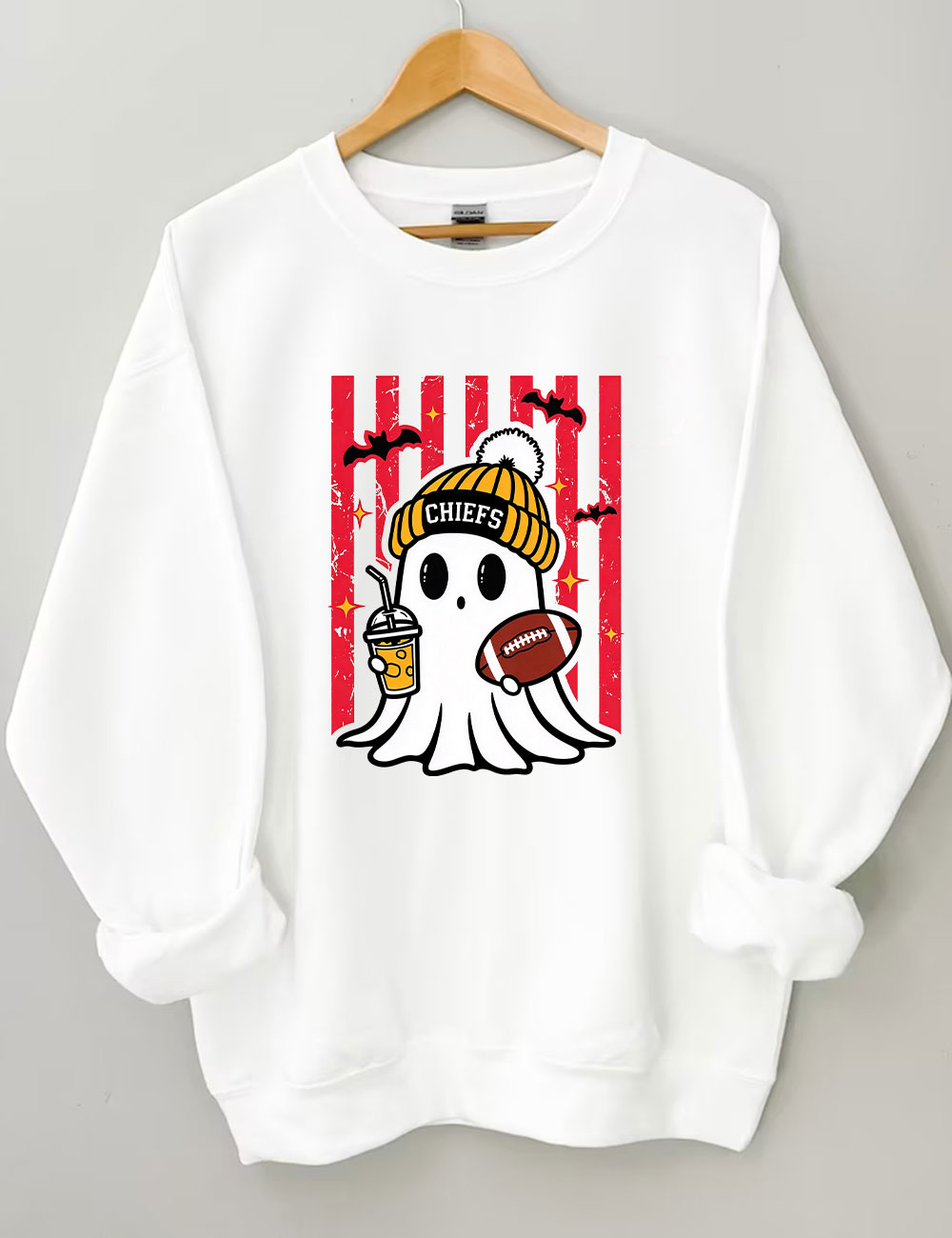 Chiefs Football  Cute Ghost Sweatshirt