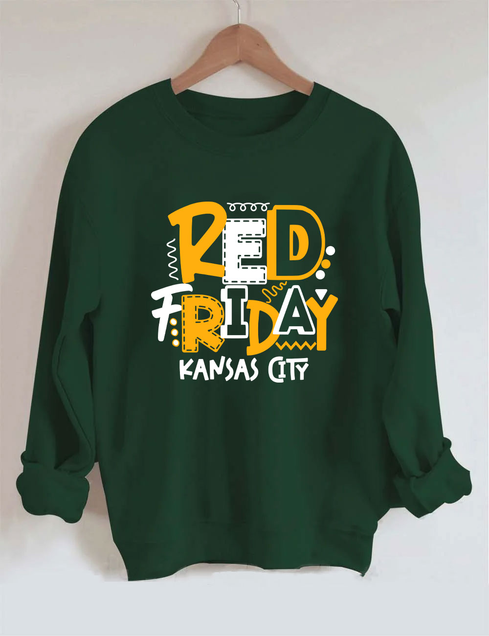 Red Friday Kansas City Football Sweatshirt