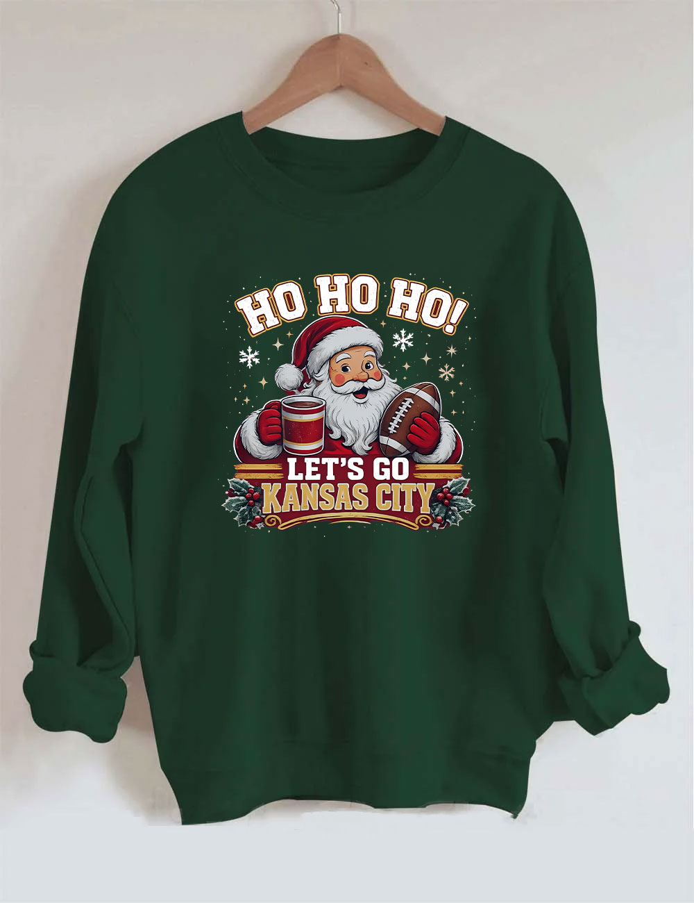Kansas City Football Christmas Sweatshirt