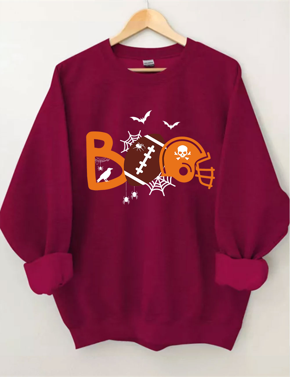 Boy Halloween Football Sweatshirt
