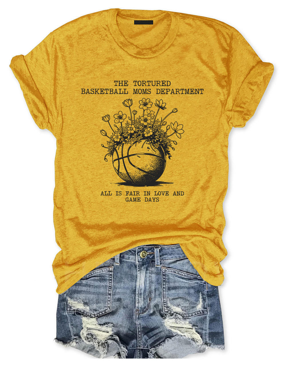 Tortured Basketball Moms Department T-shirt