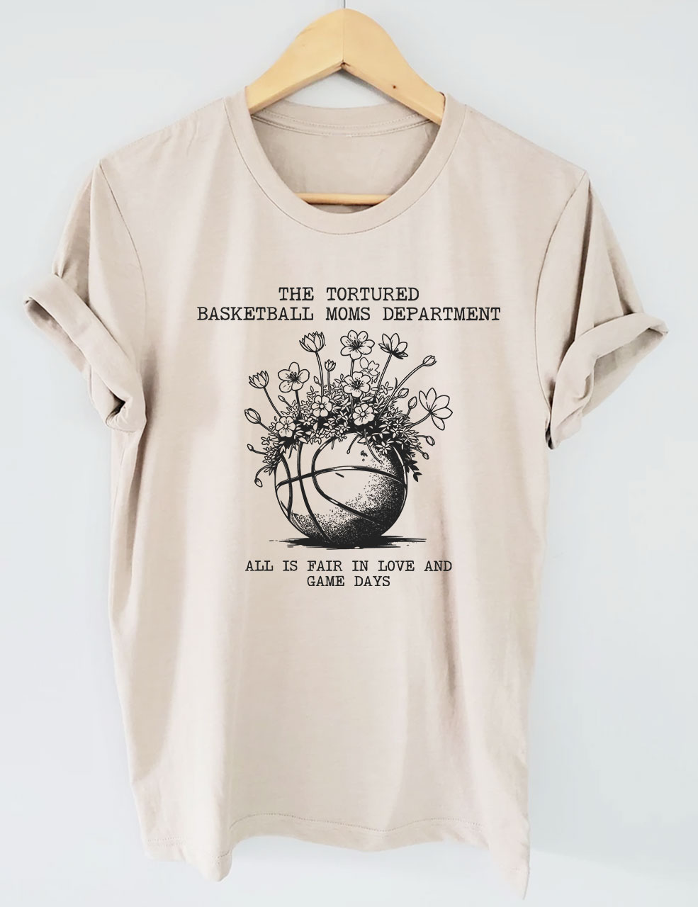 Tortured Basketball Moms Department T-shirt