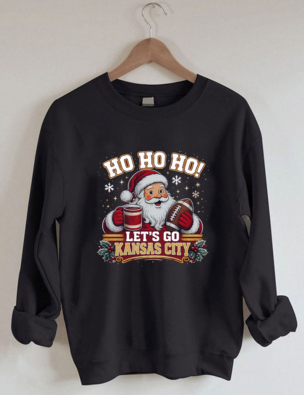 Kansas City Football Christmas Sweatshirt