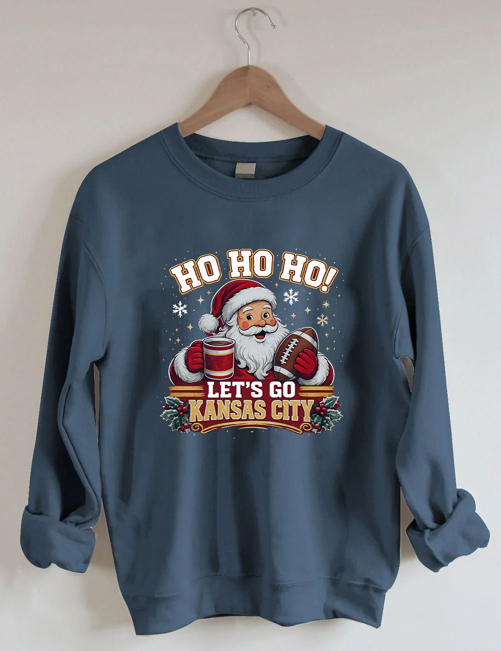 Kansas City Football Christmas Sweatshirt