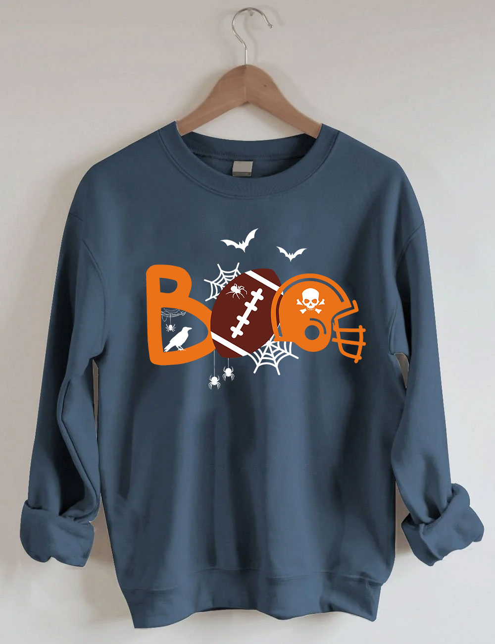 Boy Halloween Football Sweatshirt