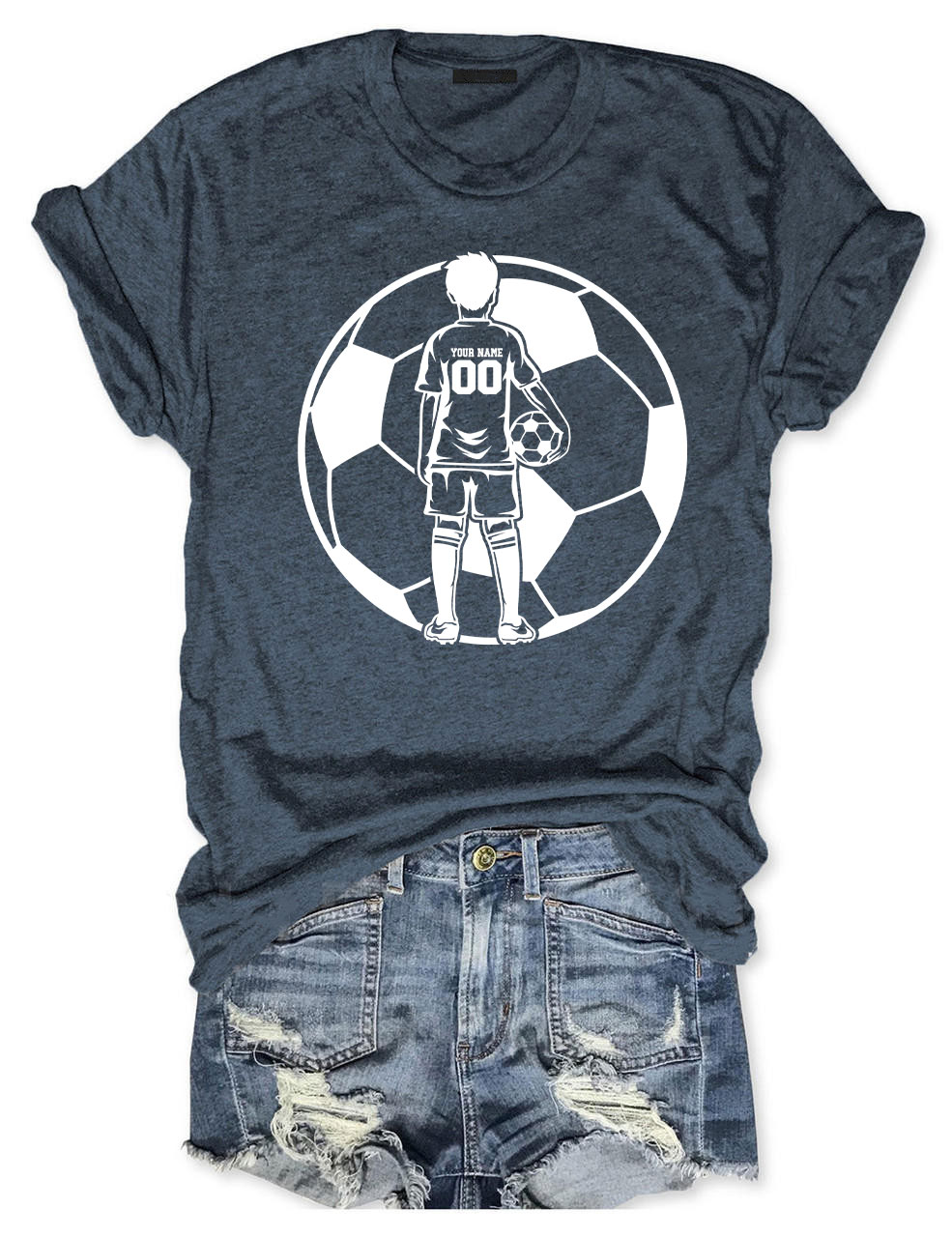 Custom Football Kid Player T-shirt