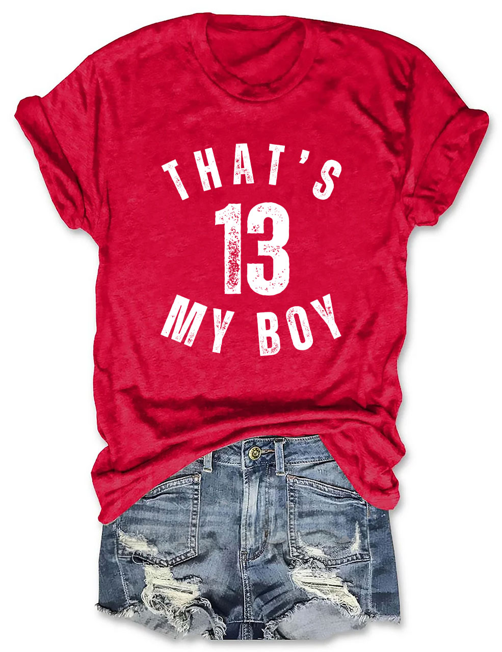 Custom That's My Boy Football Mom T-shirt