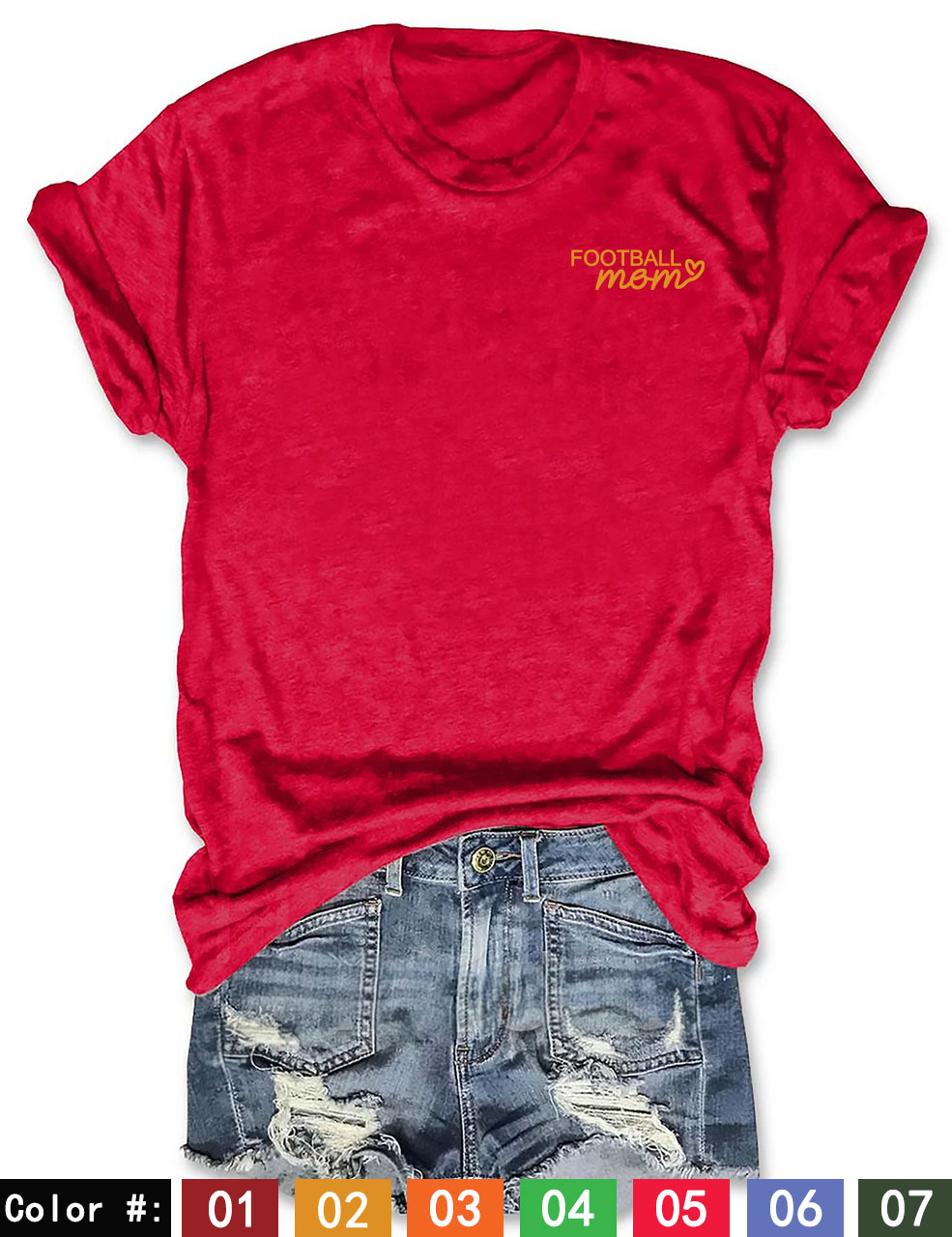 Custom Football Mom T-shirt