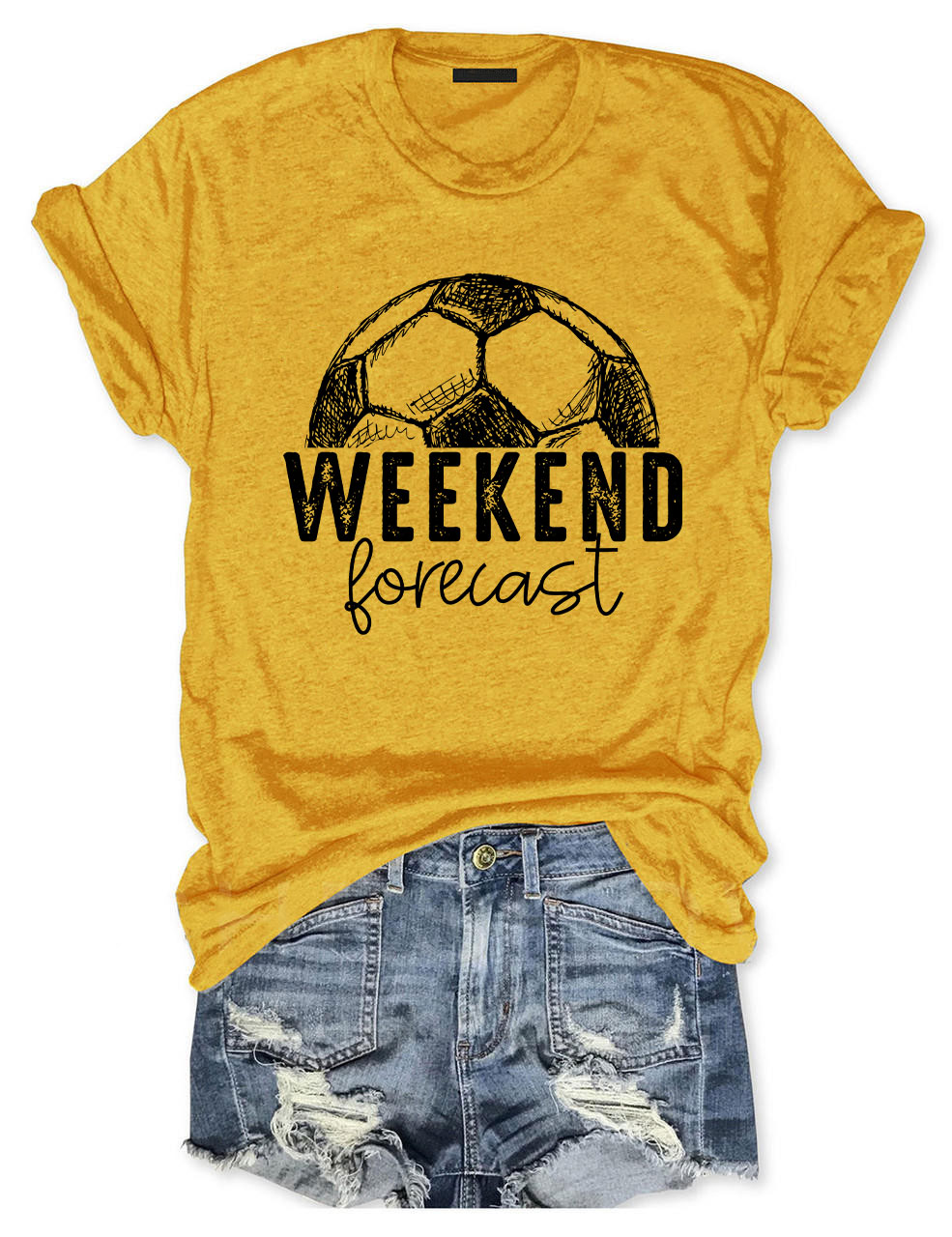 Weekend Forecast Soccer T-shirt