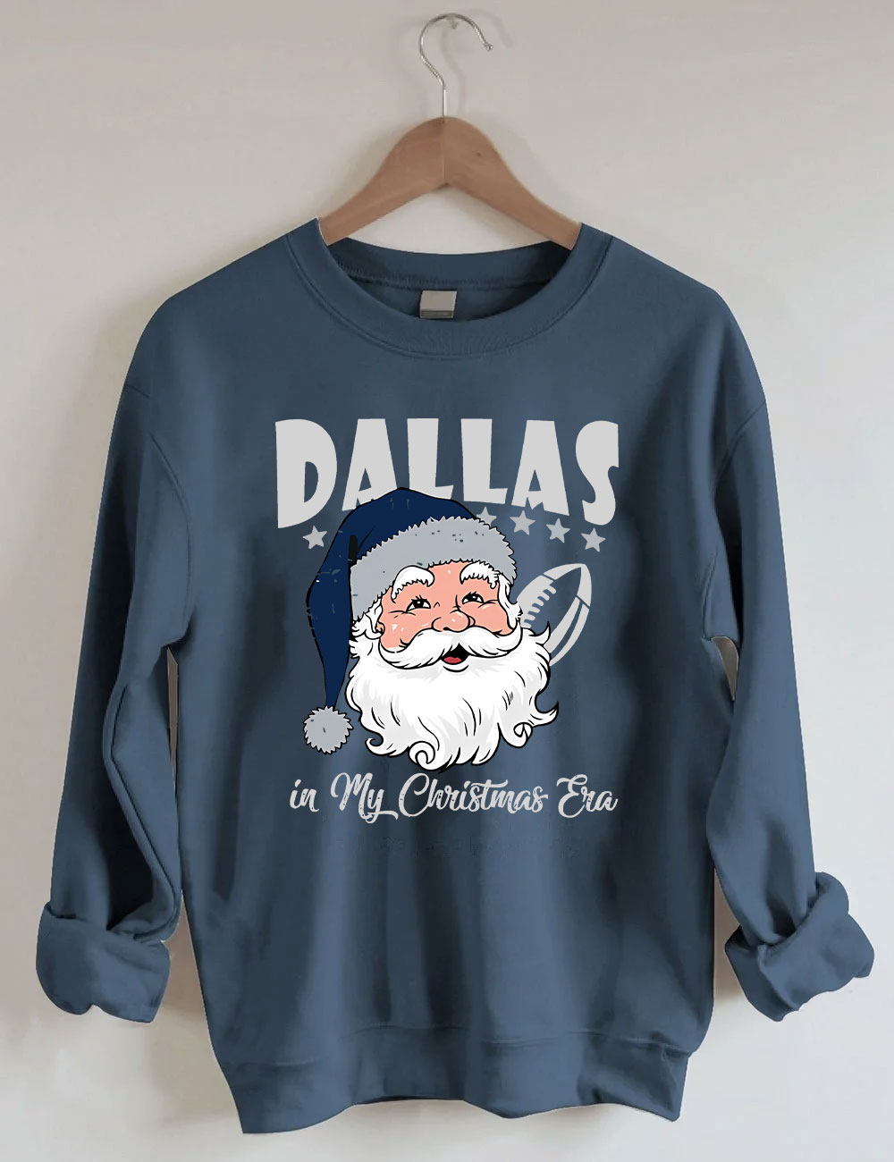 Vintage Dallas Football In My Christmas Era Sweatshirt